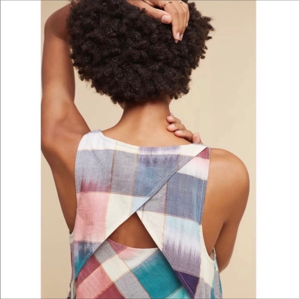 Anthropologie Maeve Patchwork Handkerchief Dress - Picture 13 of 15
